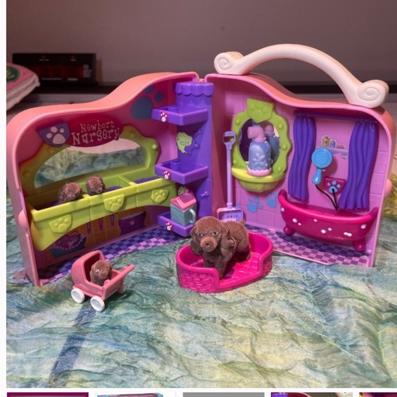 🎁2 for $15- Vintage 🐶Puppy in My Pocket So Soft 🍼Newborn Nursery - Picture 2 of 15